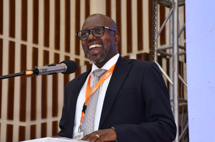 KAZAWADI Papias Dedeki president at FAEO, delivered a keynote address at the 5th Engineering Partnerships Convention.